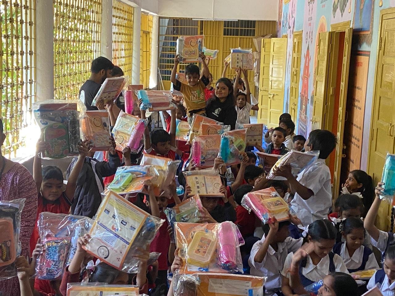 School kit distribution &mdash; Child Education